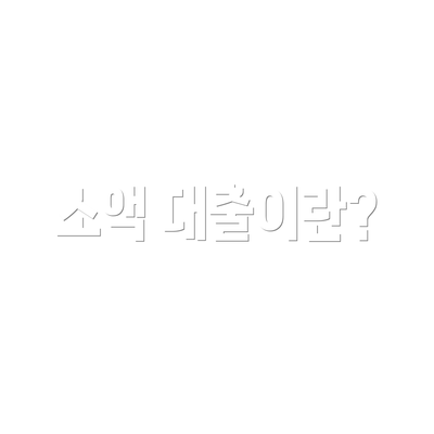소액 대출이란?