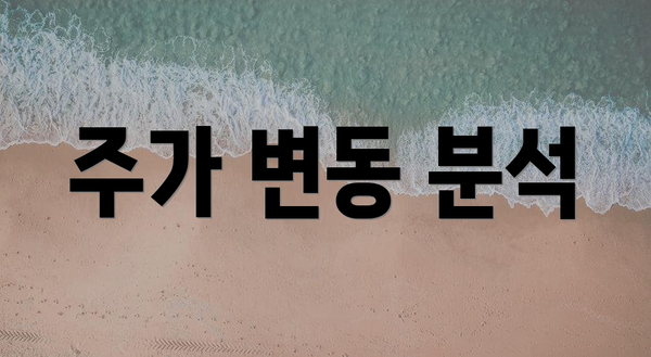 주가 변동 분석