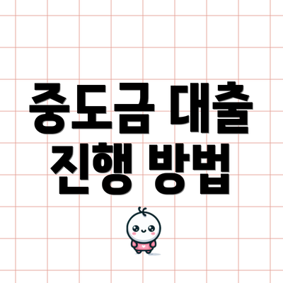중도금 대출 진행 방법