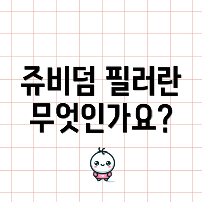 쥬비덤 필러란 무엇인가요?