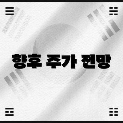 향후 주가 전망