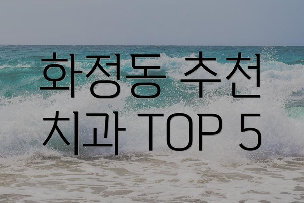 화정동 추천 치과 TOP 5