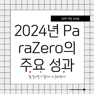 2024년 ParaZero의 주요 성과
