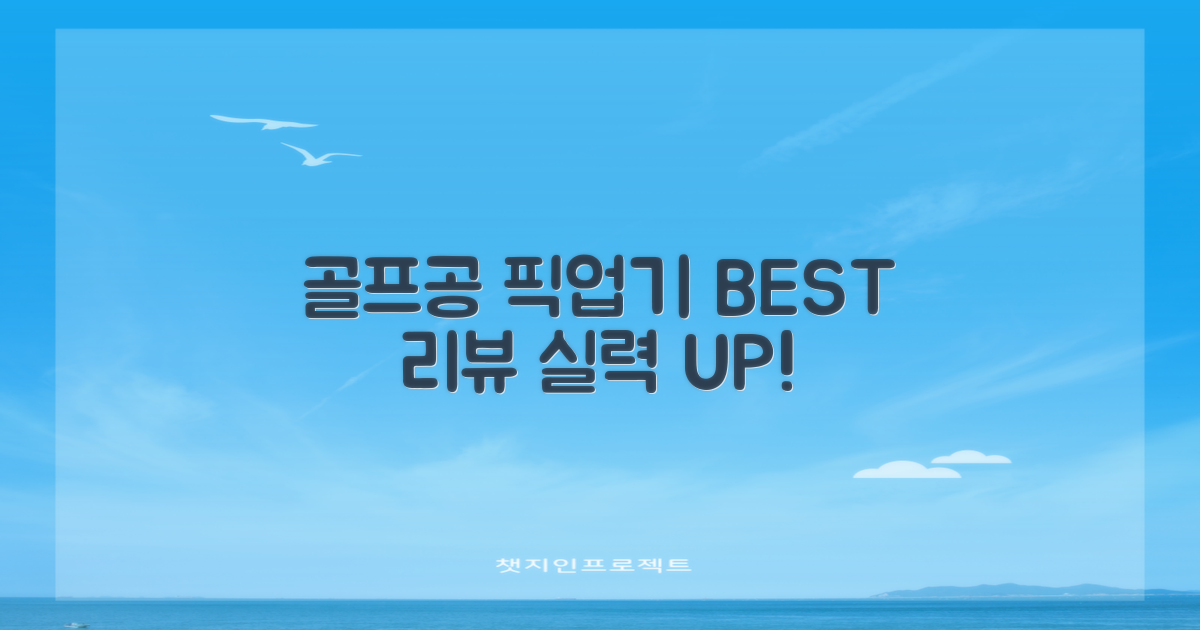 추천! 골프공 픽업기 리뷰