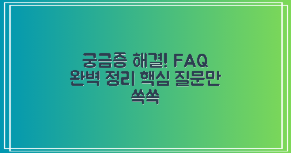 자주 묻는 질문