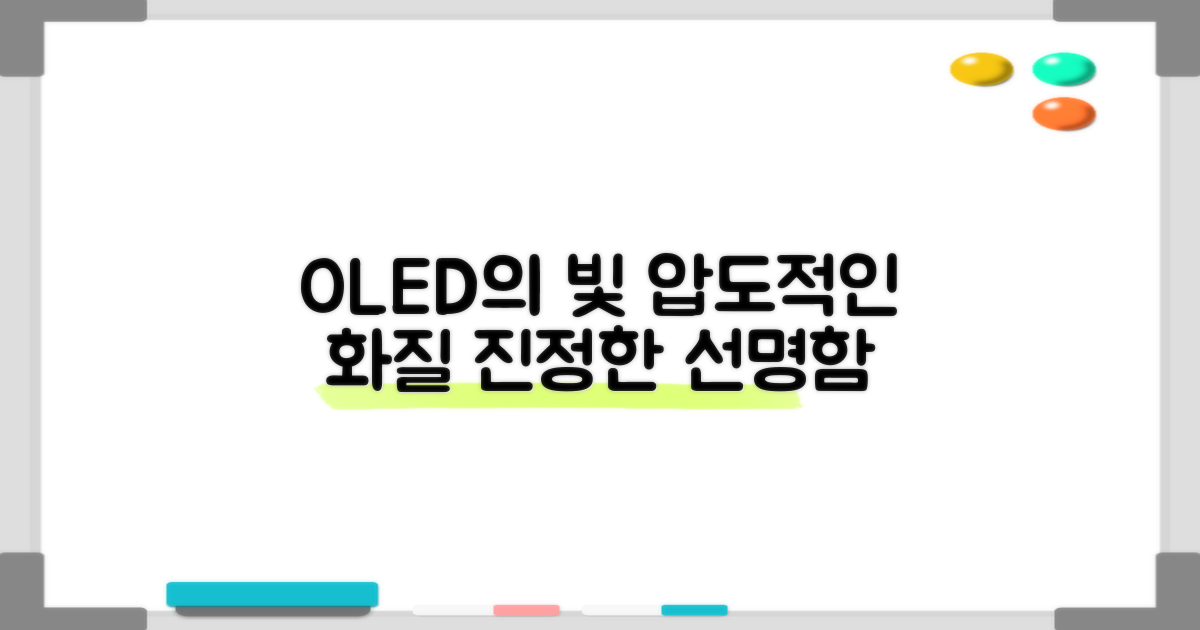압도적인 화질, OLED의 빛