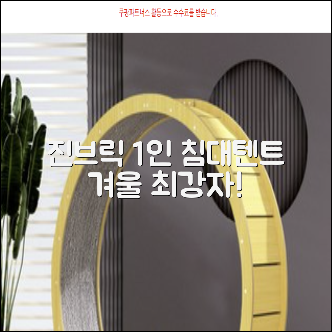 진브릭 1인용 침대텐트 난방텐트 싱글 사각 패브릭 2층 추천 리뷰